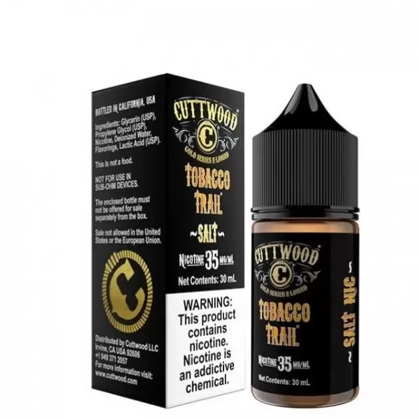 Cuttwood Tobacco Trail 30Ml Salt Likit