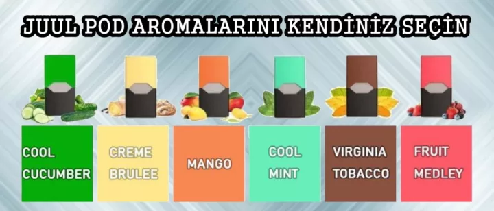 Juul Pod Kartuş Aromaları Nelerdir