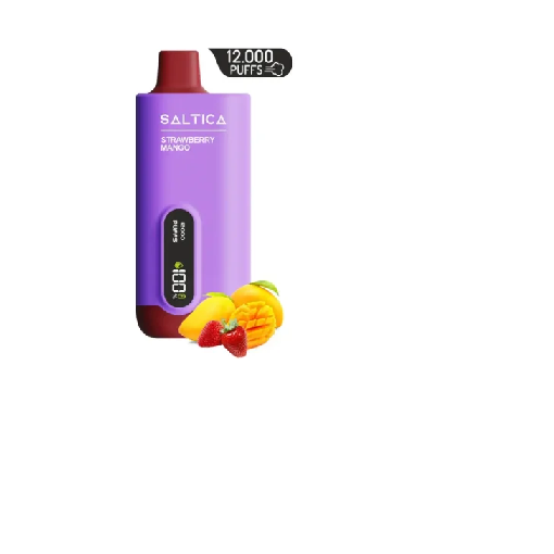 Saltica 12000 Puff dijital Ekranlı Strawberry Mango